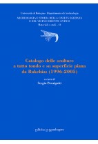  Catalogo delle sculture a tutto tondo e su superficie piana da Bakchias (1996 2005)
