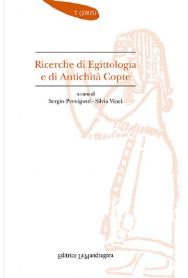 Ricerche di egittologia e di antichità copte - n. 7 2005 
